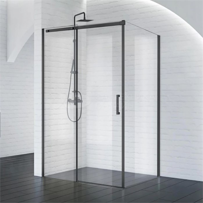 ACQUA-AH-1-130/90-C-NERO Душевой уголок ACQUA-AH-1-130/90-C-NERO - фото 98351