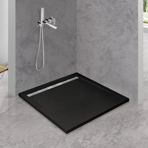 TRAY-AS-A-100-100-SCR-NERO Экран для поддона из искусственного мрамора, чёрный TRAY-AS-A-100-100-SCR-NERO
