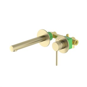 Смеситель для раковины встроенный с защитой от ожогов Saona 2391/17SM Золото матовое 335395949