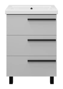 {{photo.Alt || photo.Description || 'Ненси - 60 Тумба напольная  3 ящ. серая мат. эмаль'}}