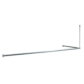 Угловой карниз для ванной комнаты IDDIS глянцевый хром (050A200I14) 050A200i14