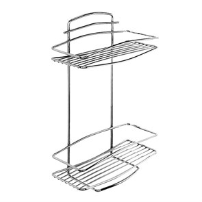 Полка двухъярусная прямая Milardo , проволока стальная (212W020M44) 212W020M44