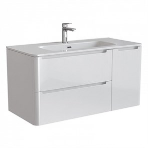 Тумба с раковиной IDDIS Edifice 100 подвесная белая (EDI10W1i95K) EDI10W1i95K
