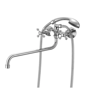 Смеситель для ванны с длинным изливом Milardo Duplex (DUPSB02M10) DUPSB02M10