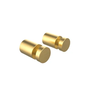 Комплект  одинарных крючков IDDIS Petite, матовое золото (PET2G01i41) PET2G01i41