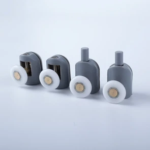 Ролики IDDIS 2 верхних, 2 нижних одинарные, D=23 мм серый, стекло 4 мм (966S23GR4DZ) 966S23GR4DZ