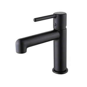 {{photo.Alt || photo.Description || 'Смеситель для умывальника, черный матовый, Aiger, IDDIS (AIGBL00i01)'}}