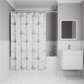 Штора для ванной IDDIS 200x180 см, Полиэстер (BO02P18i11) BO02P18i11