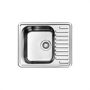 Мойка врезного монтажа с сифоном IDDIS Strit S, нерж. сталь, полир., 585*485 (STR58PDi77S) STR58PDi77S