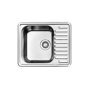 Мойка врезного монтажа с сифоном IDDIS Strit S, нерж. сталь, полир., 585*485 (STR58PDi77S) STR58PDi77S