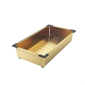 Коландер IDDIS Kitchen Line нержавеющая сталь, матовое золото 426*231 (KOL23MGi59) KOL23MGi59