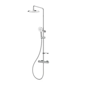 Смеситель термостатический для душа со стойкой и тропической лейкой Milardo Ideal Spa (ILSSBTHM89) ILSSBTHM89