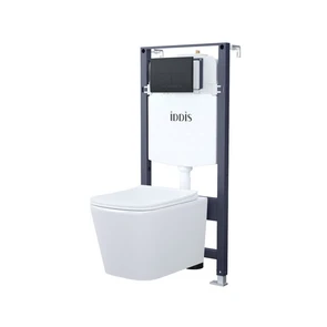 Комплект 3в1: подвесной унитаз, инсталляция и клавиша смыва IDDIS (BASBI02i73) BASBI02i73