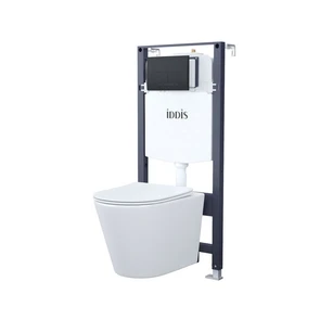 Комплект 3в1: подвесной унитаз, инсталляция и клавиша смыва IDDIS (BASC020i73) BASC020i73