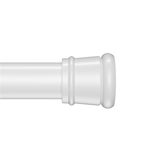 Карниз для ванной комнаты IDDIS Elegante 110-200 см, белый матовый (SRW0120i14) SRW0120i14