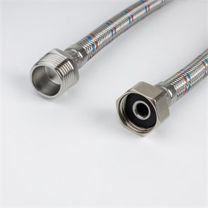 Гибкая подводка IDDIS Optima Home F1/2xM1/2, SS304, латунь, 1,0 м (926BBS10ZP) 926BBS10ZP