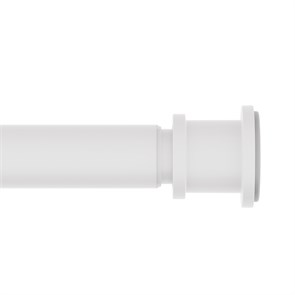 Карниз для ванной комнаты, 110-200 см, белый матовый, Elegante, IDDIS, (RSW0120i14) RSW0120i14
