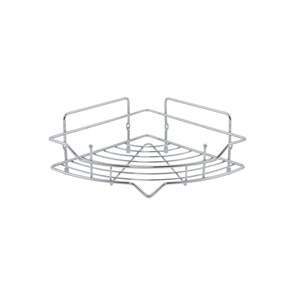 Полка одноярусная угловая Milardo Grid проволока стальная, хром (GRICC1CM44) GRICC1CM44