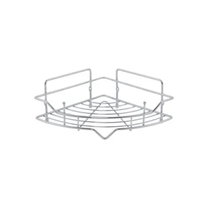 Полка одноярусная угловая Milardo Grid проволока стальная, хром (GRICC1CM44) GRICC1CM44