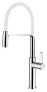 {{photo.Alt || photo.Description || 'Смеситель для кухонной мойки с гибким изливом RUSH (MS9035-35White)'}}