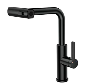 {{photo.Alt || photo.Description || 'Смеситель для кухни с выдвижной лейкой RUSH Tinos (TI3732-18Black)'}}