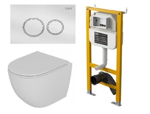 {{photo.Alt || photo.Description || 'Комплект D&amp;K Унитаз подвесной безободковый DT1396016, Инсталляция DI8050127, Клавиша смыва DB1529016, белый (DS1391614)'}}