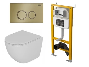 {{photo.Alt || photo.Description || 'Комплект D&amp;K Унитаз подвесной безободковый DT1396016, Инсталляция DI8050127, Клавиша смыва DB1529007, матовое золото (DS1391622)'}}