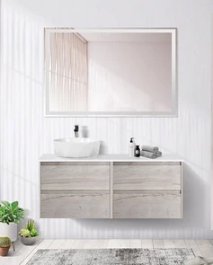 {{photo.Alt || photo.Description || 'Мебель для ванной комнаты со столешницей BelBagno KRAFT-1200 Rovere Galifax Bianco'}}