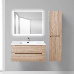 {{photo.Alt || photo.Description || 'Мебель для ванной комнаты BelBagno ETNA Rovere Bianco 100 см ETNA-1000-2C-SO-WO-P'}}