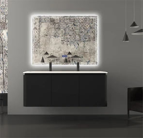 {{photo.Alt || photo.Description || 'Мебель для ванной комнаты CEZARES STYLUS 141 см Nero grafite 55231 + 55265'}}