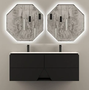 {{photo.Alt || photo.Description || 'Мебель для ванной CEZARES 1973 140см Nero grafite 55197 + 50215'}}