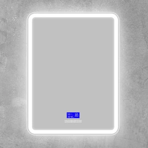 {{photo.Alt || photo.Description || 'Зеркало с встроенным светильником, сенсорным выключателем, bluetooth, цифровым термометром, радио SPC-MAR-600-800-LED-TCH-RAD, 12W, 220-240V, 600x30x8'}}