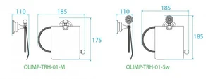 {{photo.Alt || photo.Description || 'OLIMP-TRH-02-Sw Держатель для туалетной бумаги, бронза'}}