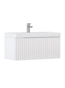 {{photo.Alt || photo.Description || 'Тумба под раковину VELVEX Compo 800-0-1 (9696) навесная белый глянец'}}