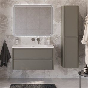 {{photo.Alt || photo.Description || 'Тумба с раковиной подвесная CEZARES RELAX 100 Сатин, раковина белая без отверстия под смеситель'}}