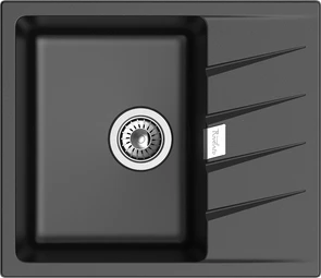 {{photo.Alt || photo.Description || 'RIVELATO Мойка RAUM 58  1-чаша 580*500мм nero арт.'}}