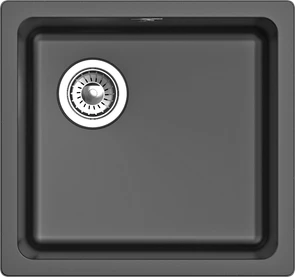 {{photo.Alt || photo.Description || 'RIVELATO Мойка BERKANA 45 подст.монтаж 1-чаш 485*455 antracite арт.'}}