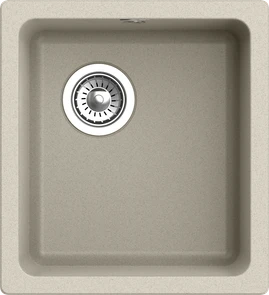 {{photo.Alt || photo.Description || 'RIVELATO Мойка BERKANA 35 подст.монтаж 1-чаш 415*455 beige scuro арт.'}}