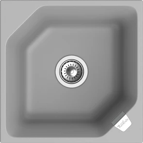 {{photo.Alt || photo.Description || 'RIVELATO Мойка LOCUS 50  1-чаш 500*500 grigio metallizzato арт.'}}
