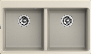 {{photo.Alt || photo.Description || 'RIVELATO Мойка AXEL 90-2D  2-чаши 870*520мм beige scuro арт.'}}