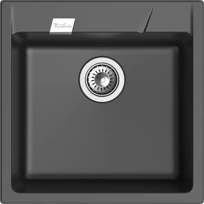 {{photo.Alt || photo.Description || 'RIVELATO Мойка RAUM 50  1-чаша 500*510мм antracite арт.'}}