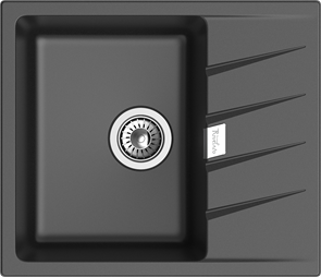 {{photo.Alt || photo.Description || 'RIVELATO Мойка RAUM 58  1-чаша 580*500мм antracite арт.'}}