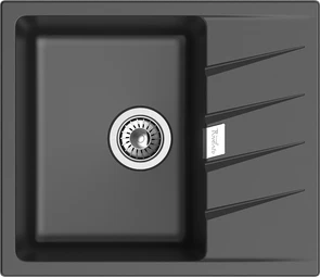 {{photo.Alt || photo.Description || 'RIVELATO Мойка RAUM 58  1-чаша 580*500мм antracite арт.'}}