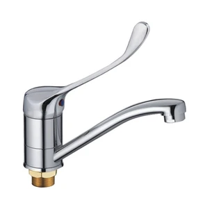 {{photo.Alt || photo.Description || 'Смеситель для кухни с хирургической ручкой Haiba (HB4554-2)'}}