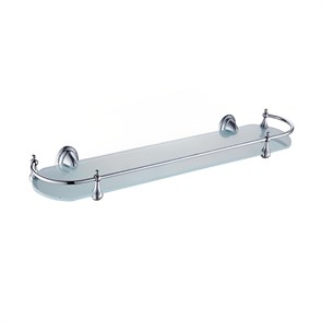 Полка стеклянная Haiba хром (HB1507) HB1507