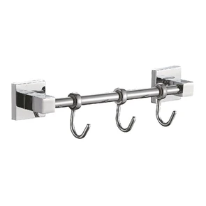 Планка с крючками для полотенец Haiba хром (HB8615-3) HB8615-3