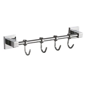 Планка с крючками для полотенец Haiba хром (HB8615-4) HB8615-4