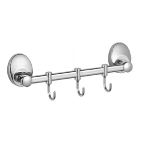 Планка с крючками для полотенец Haiba хром (HB1615-3) HB1615-3