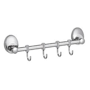 Планка с крючками для полотенец Haiba хром (HB1615-4) HB1615-4