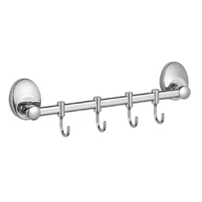Планка с крючками для полотенец Haiba хром (HB1615-4) HB1615-4